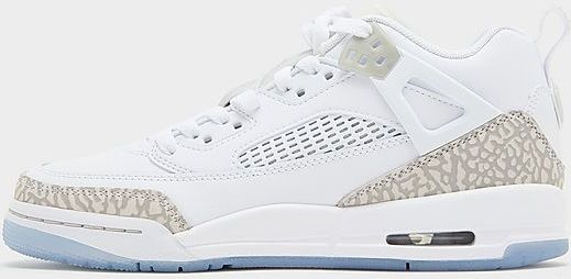 Jordan - Spizike Low - Basketbalschoenen - Zwart - Leer/Synthetisch - Vetersluiting met Koordstopper
