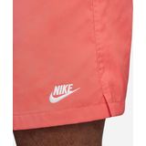 Nike Club - Broekje - Lichtrood - Dri-FIT - Met Zijzakken