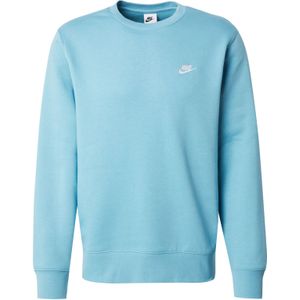 Nike Club Fleeceshirt - Ronde Hals - Blauw