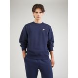 Nike - Club - Fleeceshirt - Wit - Geborstelde Fleece