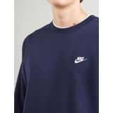 Nike - Club - Fleeceshirt - Wit - Geborstelde Fleece