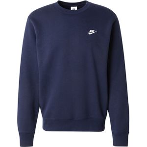 Nike - Club - Fleeceshirt - Wit - Geborstelde Fleece