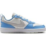 Nike - Court Borough Low Recraft - Sneakers - Wit Lichtblauw Lichtgrijs - Synthetisch Leer