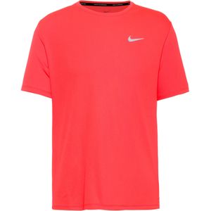 Nike - Miler - Sportshirt - Rood - Dri-FIT - Korte Mouwen
