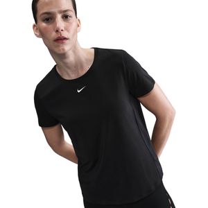 Nike - One Classic - Dri-FIT T-shirt - Zwart - Korte Mouw - Dames