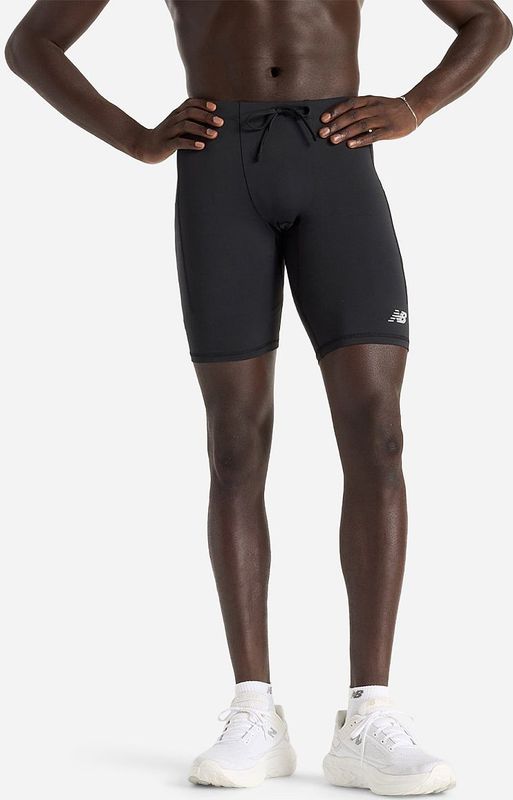 New Balance - RC Sleek Pocket Half Tight 9"" Black  voor Heren - Maat L - Zwart
