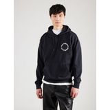 New Balance - Circular Logo Hoodie - Sweater - Grijs - Katoen