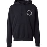 New Balance - Circular Logo Hoodie - Sweater - Grijs - Katoen