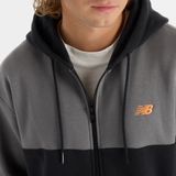 New Balance - Sweatvest - Grijs Gemêleerd/Zwart