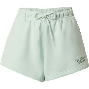 New Balance - Sportbroek - Pastelgroen - Sweatstof - Loosefit - High Waist