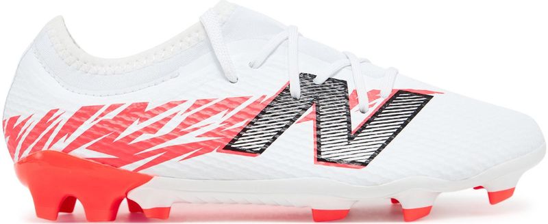 new balance Sportschoen 'FURON TEAM JNR FG V8'  zilvergrijs / oranje / wit