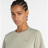 New Balance - Athletics T-Shirt - Grijs - Dames