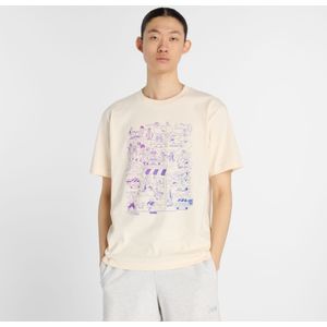 New Balance - Athletics Culture Mural - T-shirt - Beige