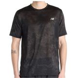 New Balance - Athletics Printed T-Shirt - Castlerock - Heren