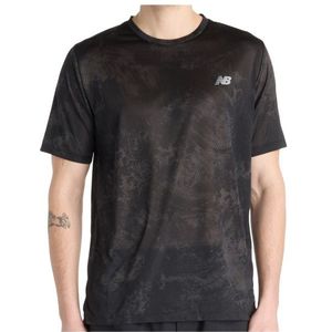 New Balance - Athletics Printed T-Shirt - Castlerock - Heren