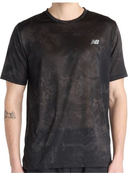New Balance - Athletics Printed T-Shirt - Castlerock - Heren