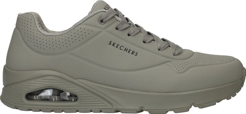 Skechers - Uno - Sneakers - Grijs - Synthetisch - Air-Cooled Memory Foam