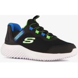 Skechers Bounder Brisk-Burst, kinderschoenen, zwart, synthetisch, textiel, blauw, zwarte bekleding, 27.5 EU