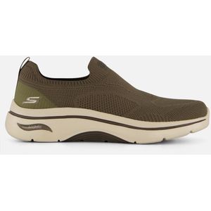 Skechers - Go Walk Arch Fit - Instappers - Zwart - Textiel - Lichtgewicht