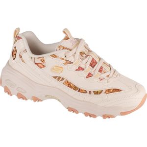 Skechers - D'Lites Fly Forward - Sneakers - Fleurig - Imitatieleer en Textiel