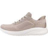 Skechers Dames Bobs Squad Chaos-Daily Inspiration Handsfree Slip-ins Sneaker, Taupe, 7 US Wide
