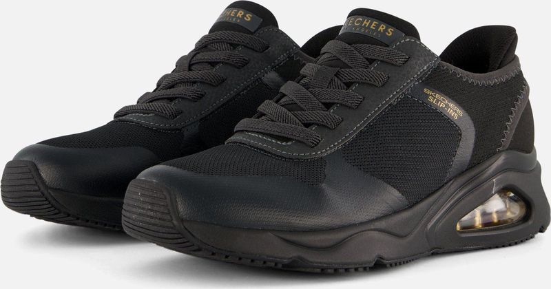 Skechers Tres Air Uno Slip-ins Sneakers - Dames - Zwart