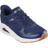 SKECHERS 177116 NVY slipin elast veter BLAUW