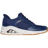 SKECHERS 177116 NVY slipin elast veter BLAUW