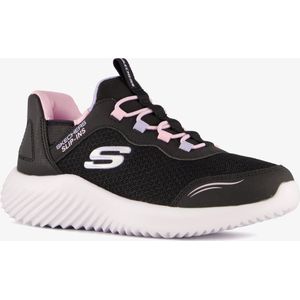 Skechers Slip-Ins Bounder meisjes sneakers zwart - Maat 36 - Extra comfort - Memory Foam