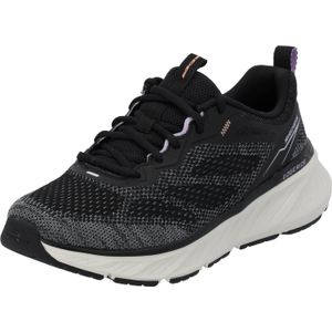 Skechers - Edgeride-Power Flow - Sneaker - Zwart/Lavendel - Veganistisch Materiaal