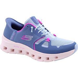Skechers - Hands Free Slip-Ins Glide - Dames Sneaker - Blue - Textiel - Vegan