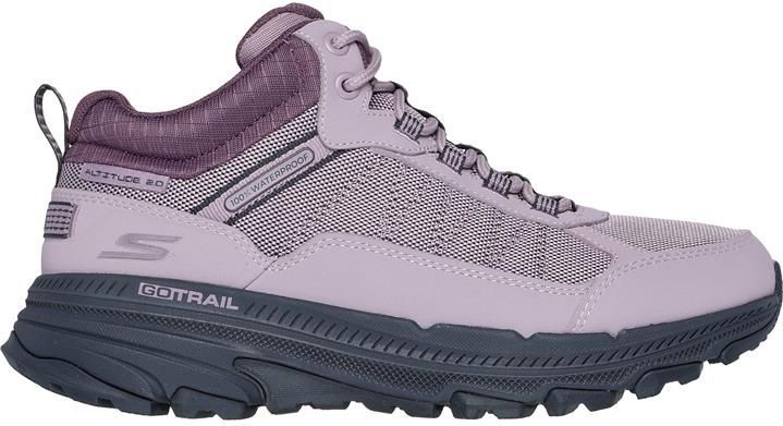 Skechers - 129531 - Wandelschoenen - Grijs - PU en Leer
