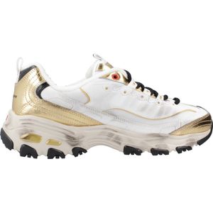 Skechers - D´lites - Sneakers - Wit - Kunstleer - Air-Cooled Memory Foam