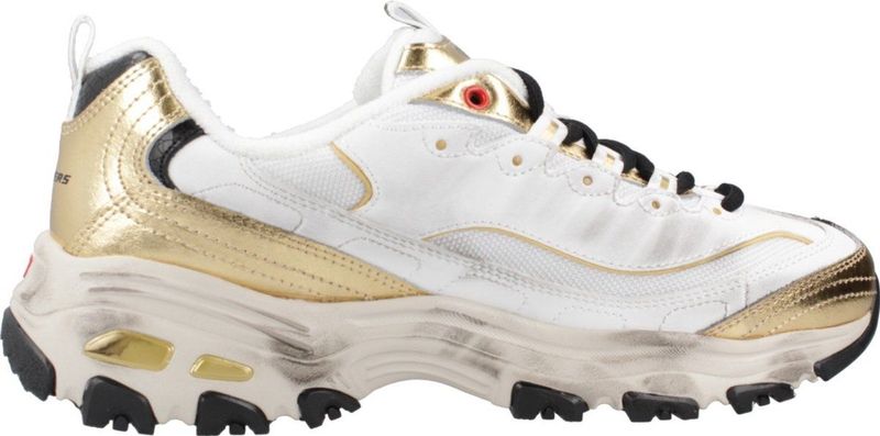 Skechers - D'Lites - Sneaker - Wit - Luchtgekoeld Memory Foam