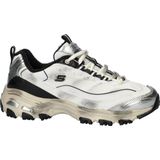 Skechers D'Lites-Vintage Vision Dames Sneakers - Wit Zwart