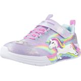 Knipper Schoen - Lavendel/Multicolour - Dierenprint - Sleehak - Klittenbandsluiting