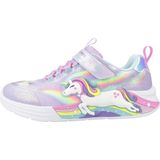 Knipper Schoen - Lavendel/Multicolour - Dierenprint - Sleehak - Klittenbandsluiting