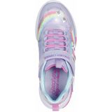 Knipper Schoen - Lavendel/Multicolour - Dierenprint - Sleehak - Klittenbandsluiting