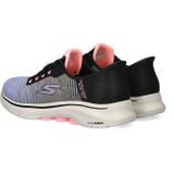 Skechers - GO Walk 7 - Orthopedische Slippers - Zwart - Slip-Ins Multicolor Engineered Monomesh Lace Up
