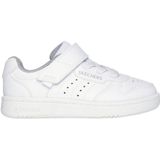 Retro - Sneaker - Wit - Klittenbandsluiting - Laag