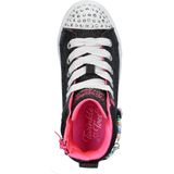 Skechers - S-Lights Twinkle Charms Bestie - Hoge Sneakers - Glitter