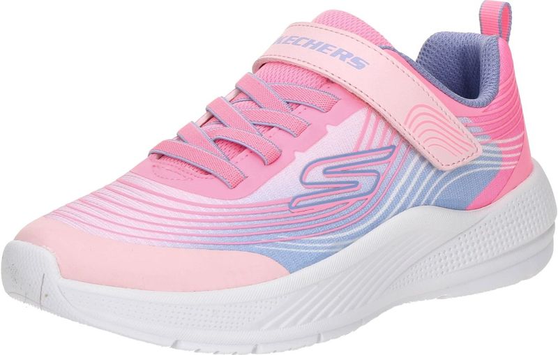 Skechers meisjes Microspec Advance sportschoenen, Light Pink Mesh/Lavender Trim, 27.5 EU