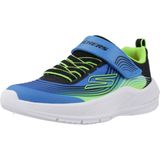 Skechers - Microspec Advance - Sneakers - Blauw/Groen - Polyester