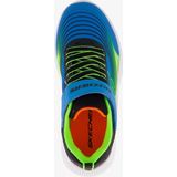 Skechers - Microspec Advance - Sneakers - Blauw/Groen - Polyester