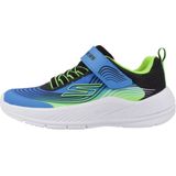 Skechers - Microspec Advance - Sneakers - Blauw/Groen - Polyester
