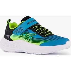 Skechers - Microspec Advance - Sneakers - Blauw/Groen - Polyester