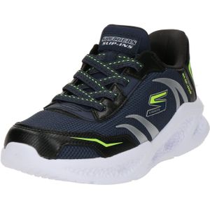 SKECHERS - S-Lights Meteor-Lights-Brisk - Baskets - Marineblauw - Synthetisch/Textiel