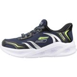 SKECHERS - S-Lights Meteor-Lights-Brisk - Baskets - Marineblauw - Synthetisch/Textiel