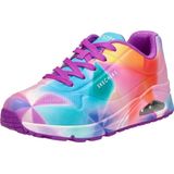 Skechers Uno Gen1 Prism Burst Meisjes Sneakers Paars/Multicolour