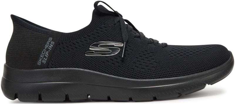 Skechers - Summits - Slip-on Sneakers - Zwart - Vegan Uitvoering